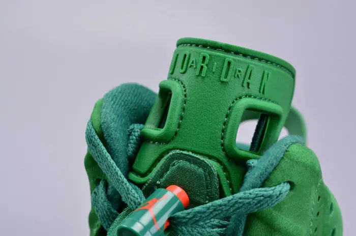 air jordan 6 retro nrg g8rd "gatorade" pine green mens 