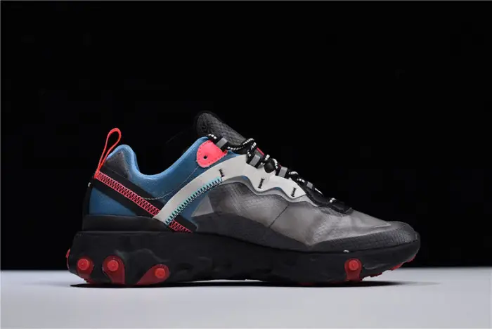 nike react element 87 blue chill solar red 
