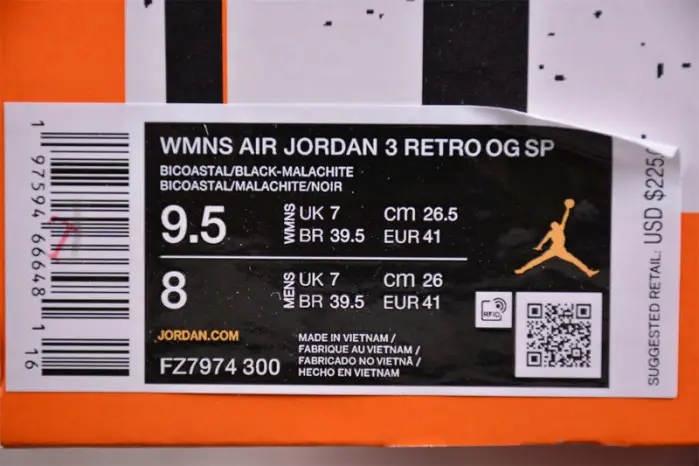 nina Ch*el abney x air jordan 3 og sp wmns 