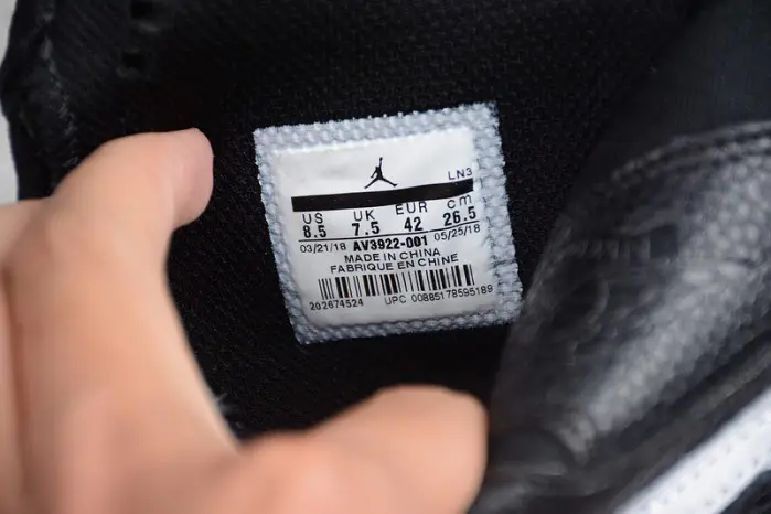 jordan legacy 312 black white 
