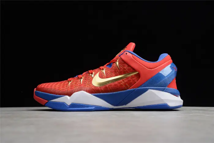 nike zoom kobe vii rlx red blue metallic gold CCEDB201
