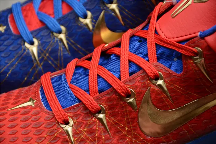 nike zoom kobe vii rlx red blue metallic gold 