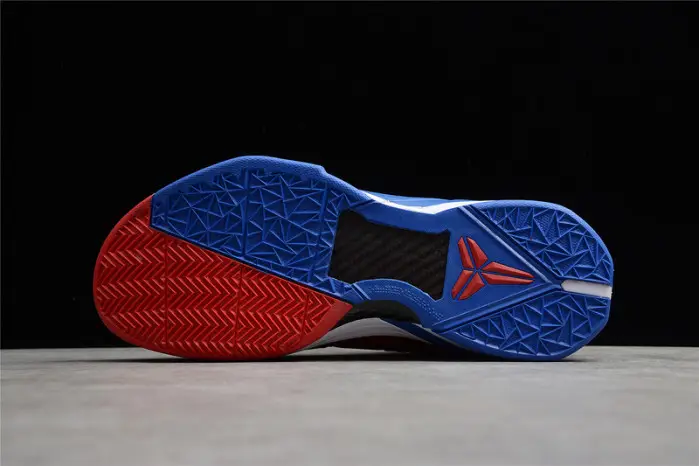 nike zoom kobe vii rlx red blue metallic gold 