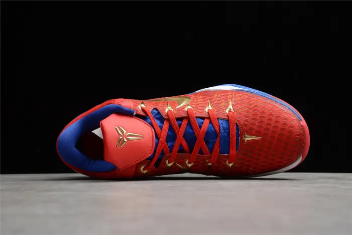 nike zoom kobe vii rlx red blue metallic gold 