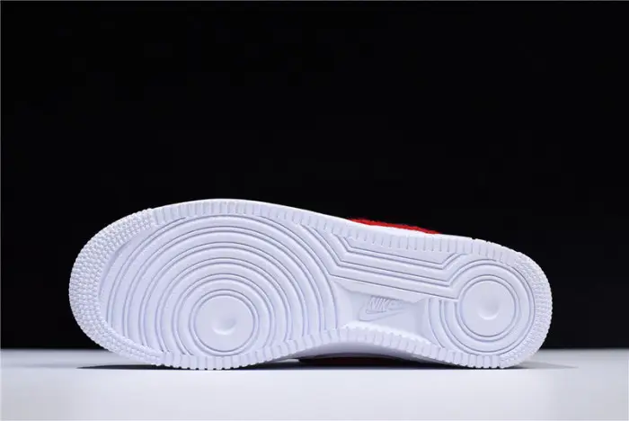 nike air force 1 low lv8 3d chenille white red blue 
