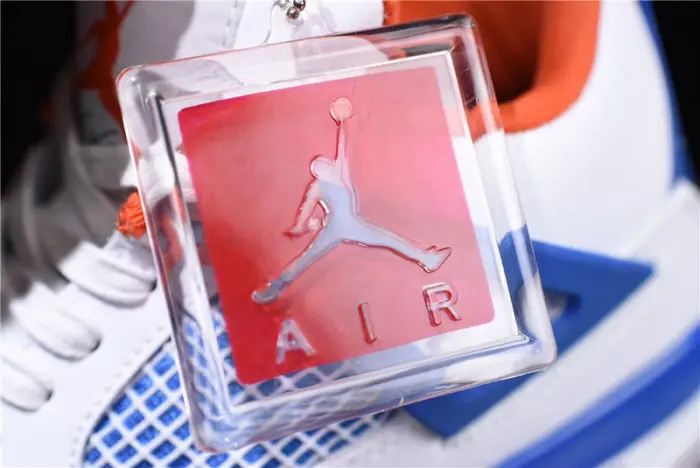 air jordan 4 white bright crimson-royal blue 