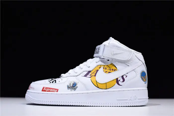 S*p*e x nike air force 1 mid nba teams white BDA52