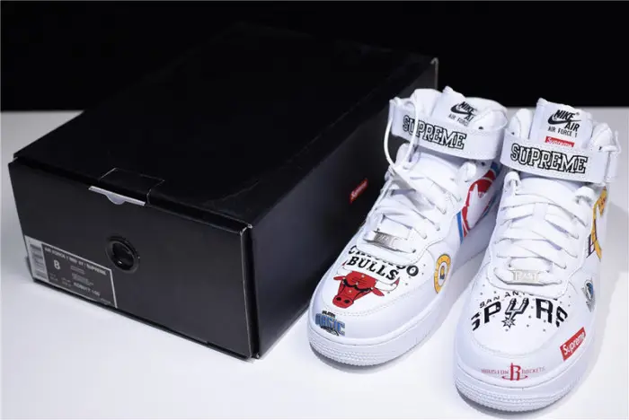 S*p*e x nike air force 1 mid nba teams white 