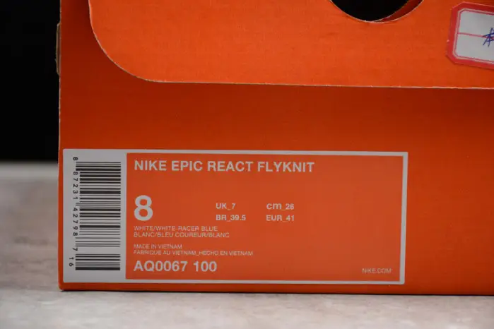 nike epic react flyknit “white fusion” 