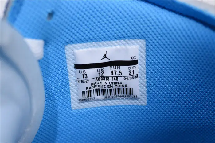 ofw air jordan 1 powder blue unc 