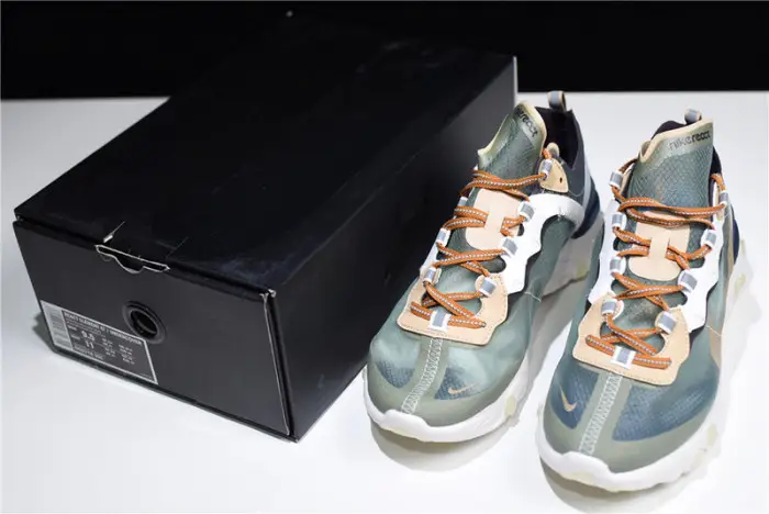 nike react element 87 undercover green mist 