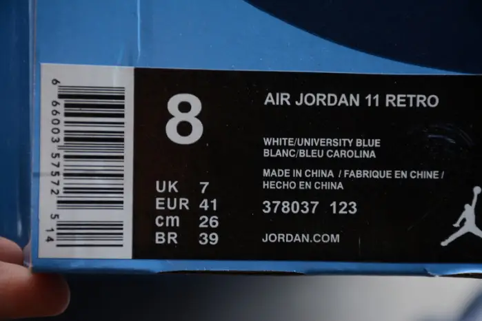 air jordan 11 retro "win like ''82" university blue mens 