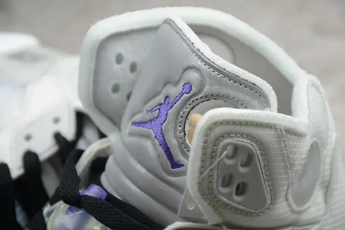 ofw air jordan 5 white green purple 