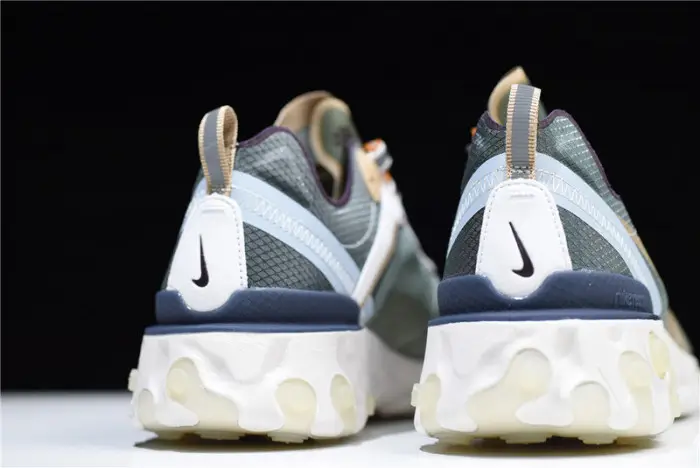 nike react element 87 undercover green mist 