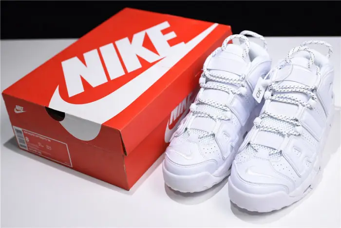 nike air more uptempo “triple white” 
