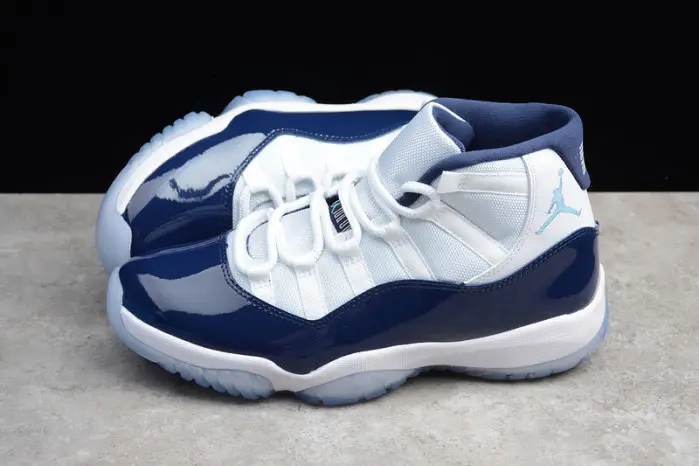 air jordan 11 retro "win like ''82" university blue mens 