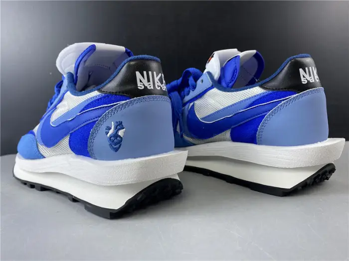 nike ld waffle sacai white blue lake 