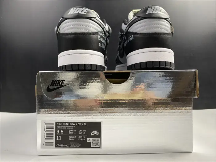 OFW x Nike Dunk Low Black Salt CT0856 