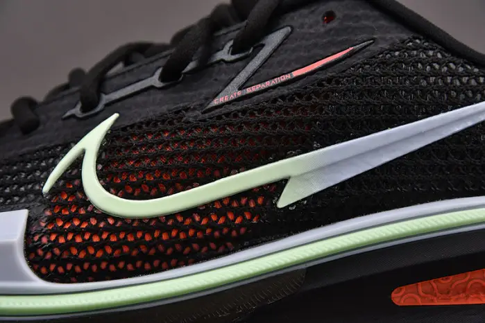 nike air zoom g.t. cut black crimson green 