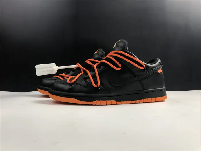 OFW Nike Dunk Low Univeristy Red Wolf Grey