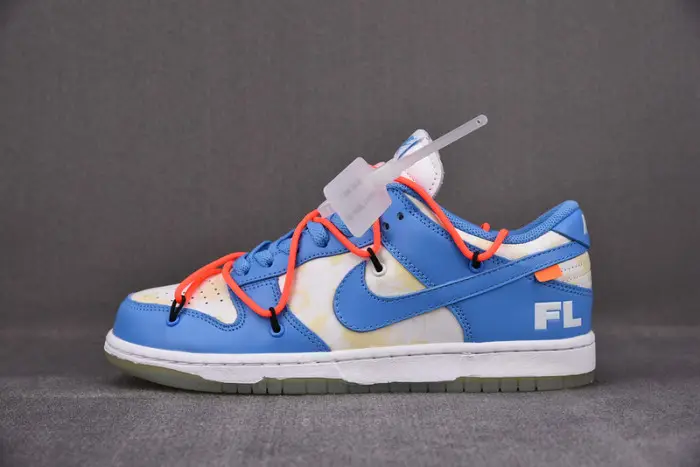 OFW x Nike Dunk Low White Blue