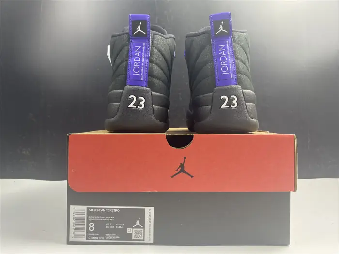 air jordan 12 black dark concord 