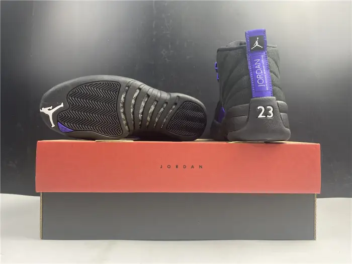 air jordan 12 black dark concord 