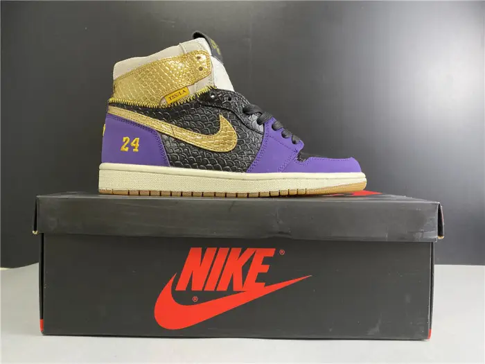kobe bryant x air jordan 1 high og black-purple 
