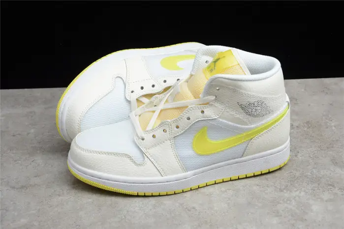 jordan 1 mid se voltage yellow (w) 