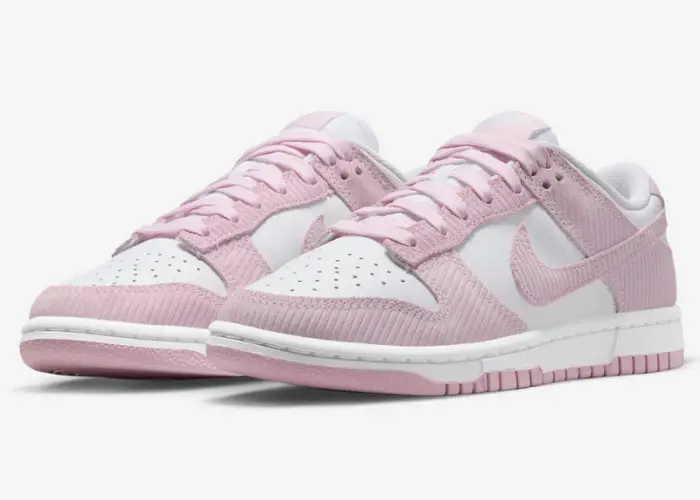 nike dunk low "pink corduroy" DDE25