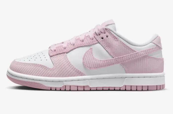 nike dunk low "pink corduroy" DDE25