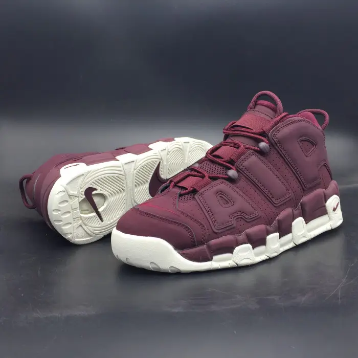 nike air more uptempo “night maroon” EAB726