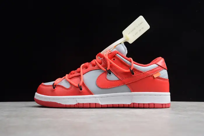 Nike Dunk Low OFW University Red DEFFC48