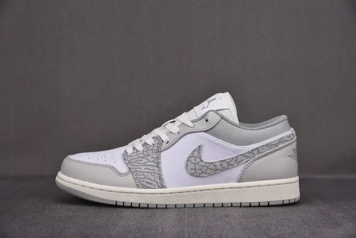 air jordan 1 low prm smoke grey elephant ECE1296