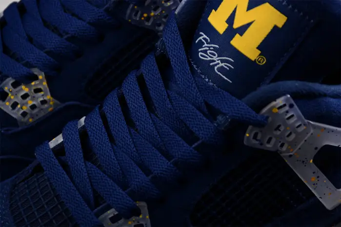 air jordan 4 retro michigan (pe) aj4 