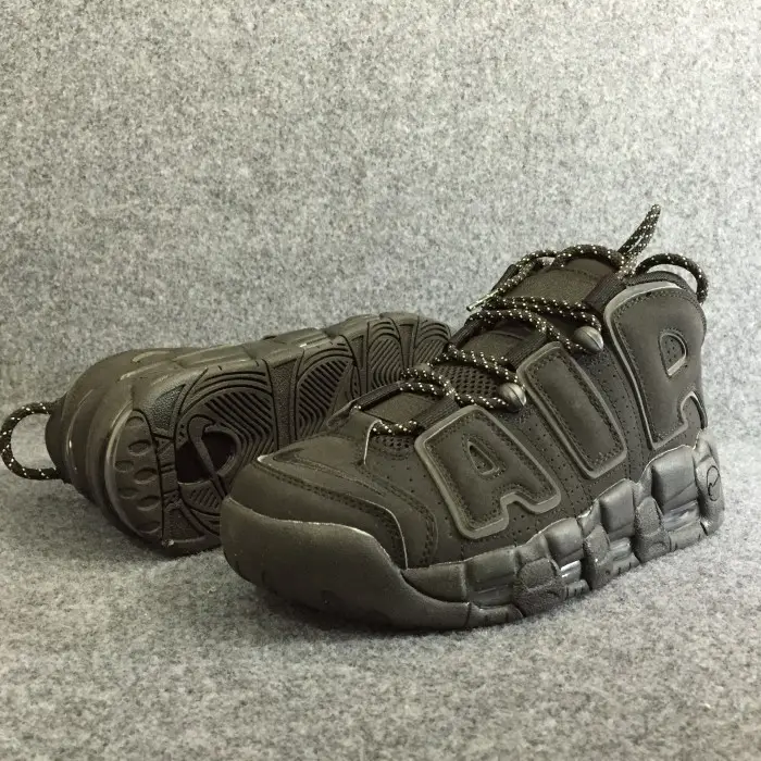 nike air more uptempo triple black 