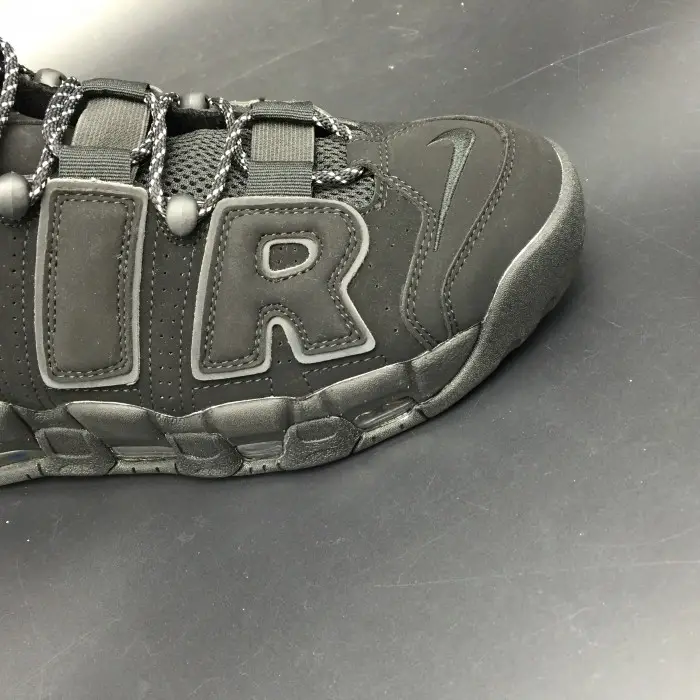 nike air more uptempo triple black 