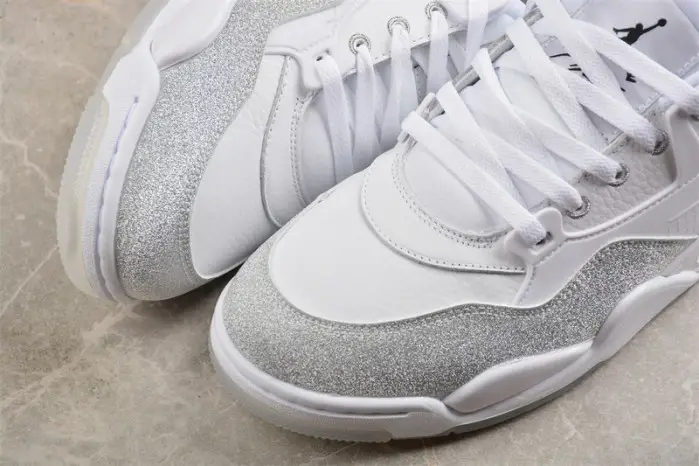 air jordan 4 rm wmns white metallic silver 