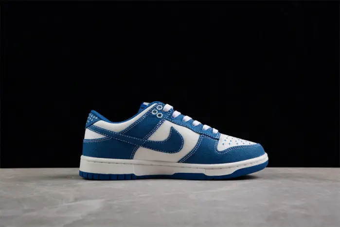 nike dunk low industrial blue sashiko 