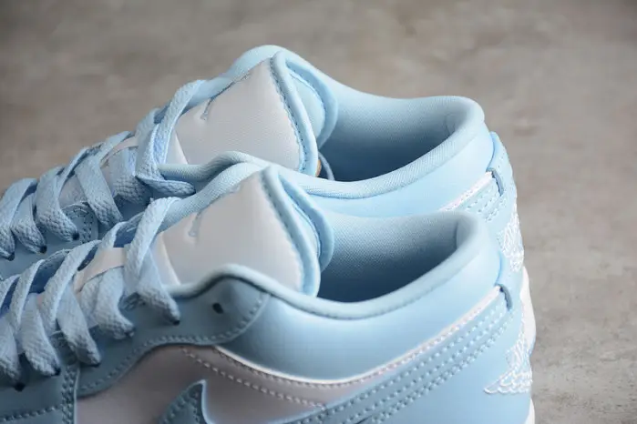 air jordan 1 low white ice blue 