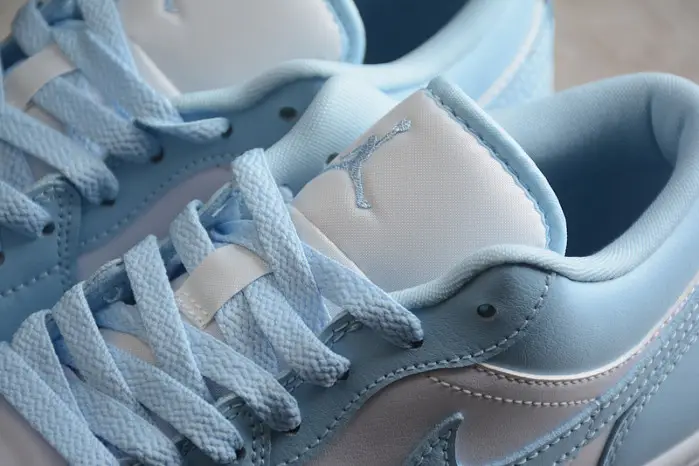 air jordan 1 low white ice blue 