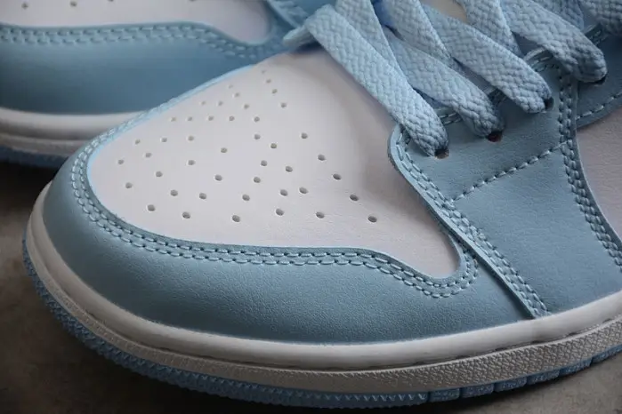 air jordan 1 low white ice blue 