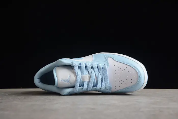 air jordan 1 low white ice blue 