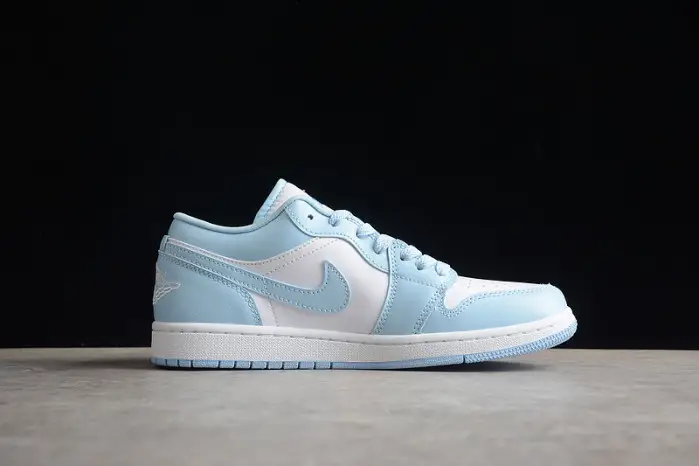 air jordan 1 low white ice blue 