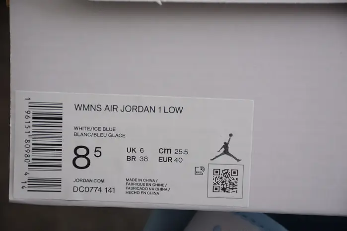 air jordan 1 low white ice blue 