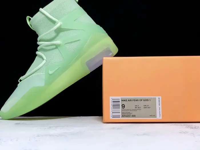 nike air fear of god 1 frosted spruce green 