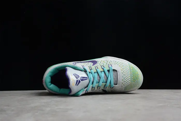 nike kobe 9 grey green purple 