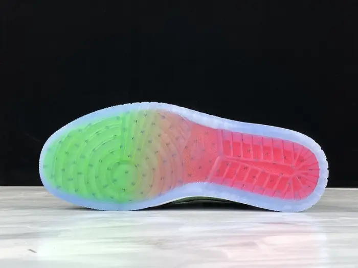 air jordan 1 high zoom “rage green” ck6637- 