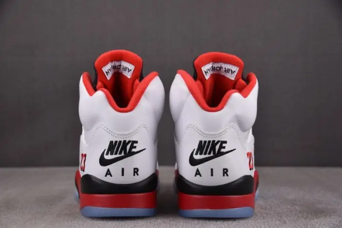 Air Jordan 5 Retro Fire Red Black Tongue (2025) 