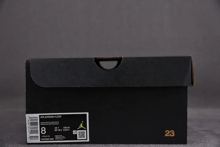 air jordan 1 low black white grey 